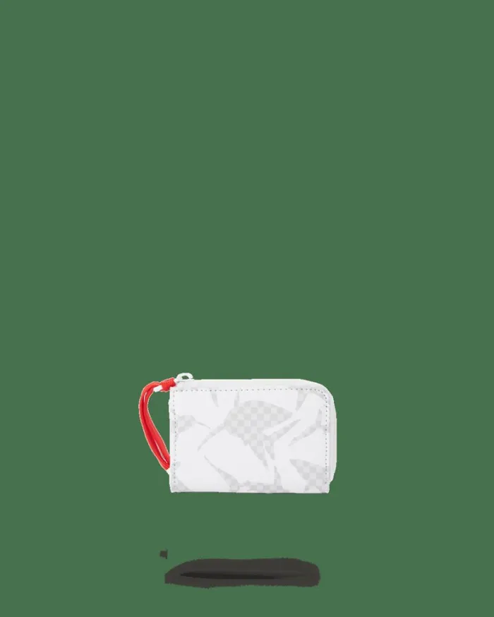 Bags SPRAYGROUND SHARK CHECK WHITE WALLET Bags SPRAYGROUND SHARK CHECK WHITE WALLET