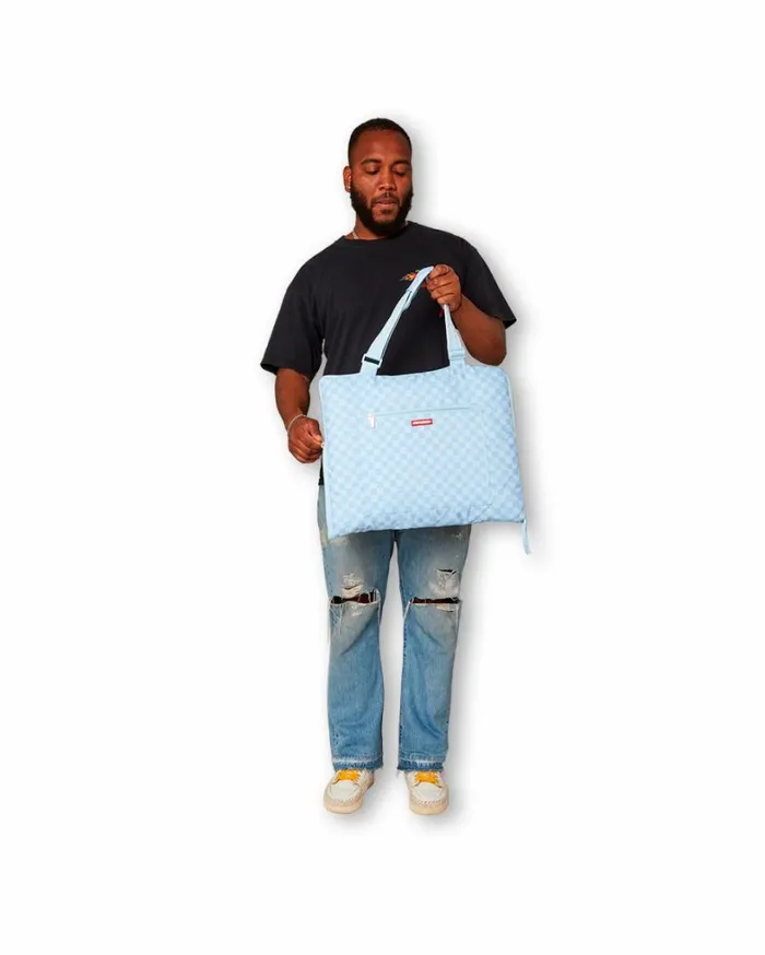 Bags SPRAYGROUND SHARK ISLAND PACKABLE BEACH MAT BLANKET WATER RESISTANT CONVERTIBLE TOTE