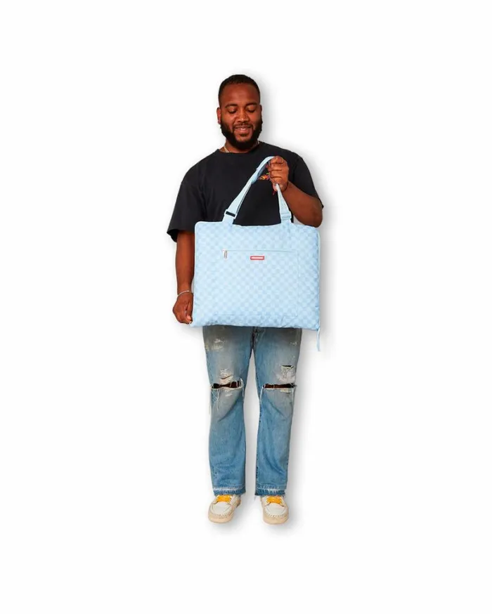 Bags SPRAYGROUND SHARK ISLAND PACKABLE BEACH MAT BLANKET WATER RESISTANT CONVERTIBLE TOTE