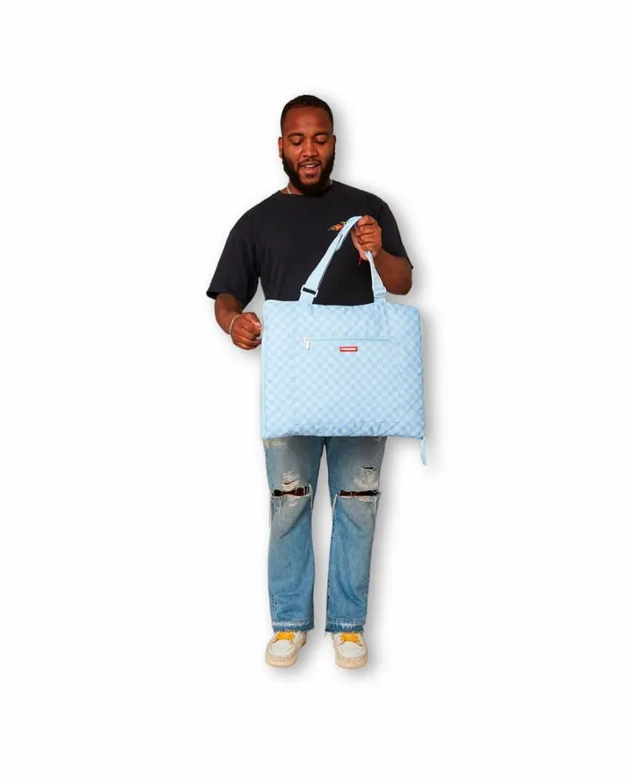 Bags SPRAYGROUND SHARK ISLAND PACKABLE BEACH MAT BLANKET WATER RESISTANT CONVERTIBLE TOTE
