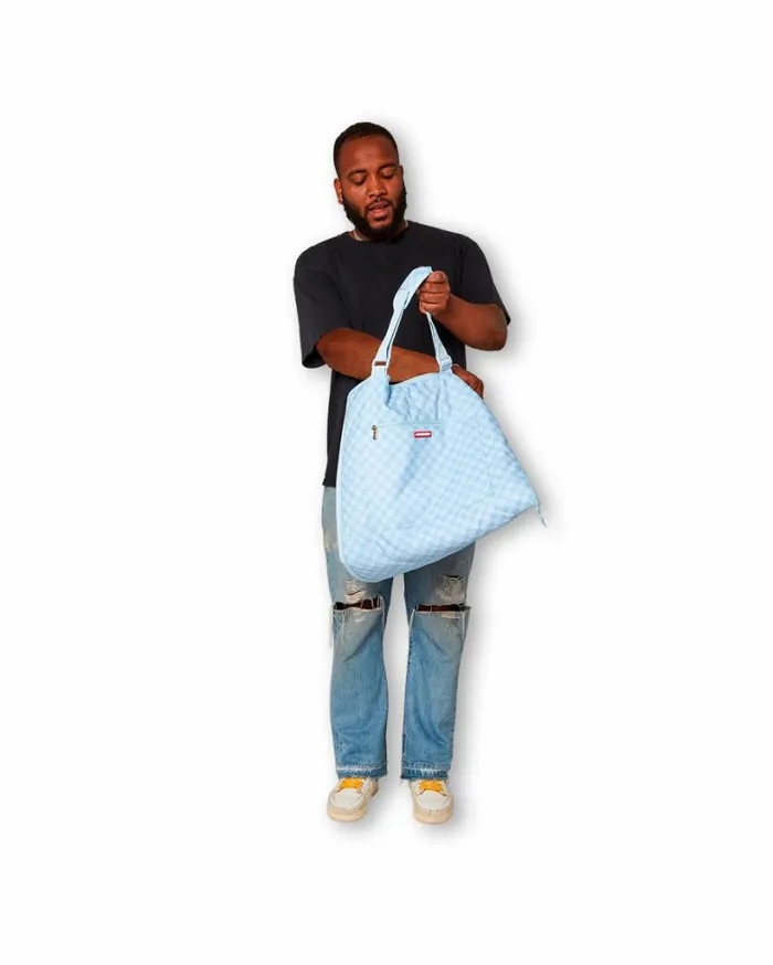 Bags SPRAYGROUND SHARK ISLAND PACKABLE BEACH MAT BLANKET WATER RESISTANT CONVERTIBLE TOTE