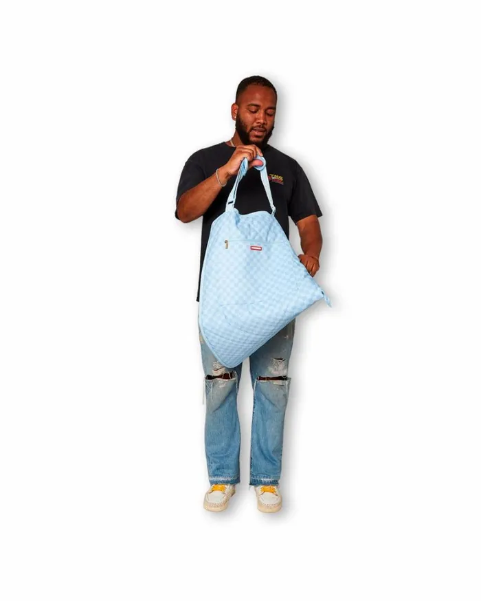 Bags SPRAYGROUND SHARK ISLAND PACKABLE BEACH MAT BLANKET WATER RESISTANT CONVERTIBLE TOTE