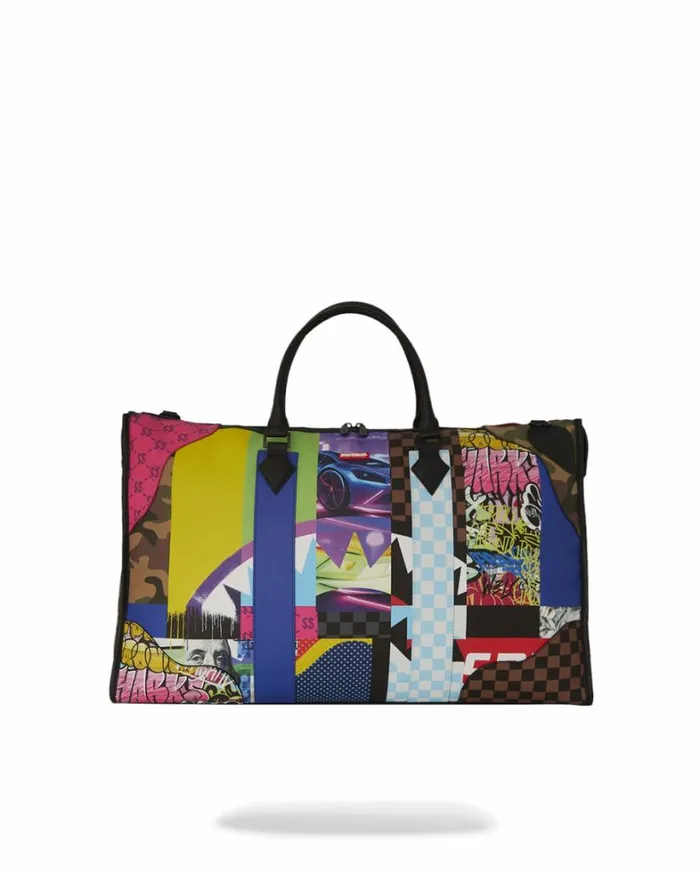 Bags SPRAYGROUND SHARK MASTERPIECES PYRAMID LARGE DUFFLE