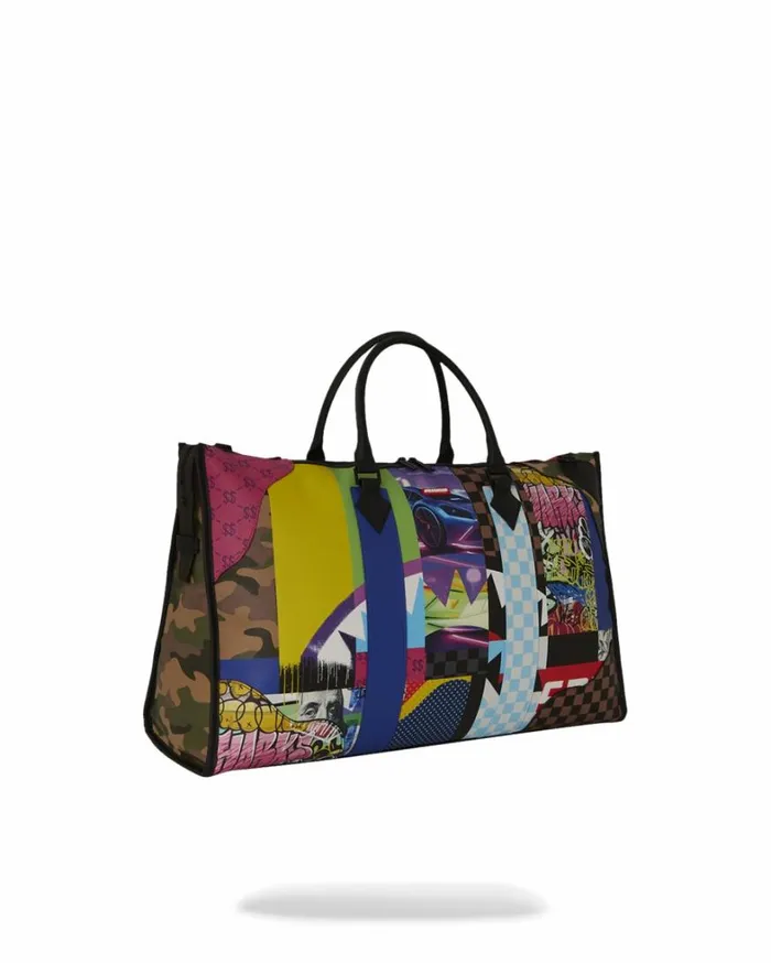 Bags SPRAYGROUND SHARK MASTERPIECES PYRAMID LARGE DUFFLE