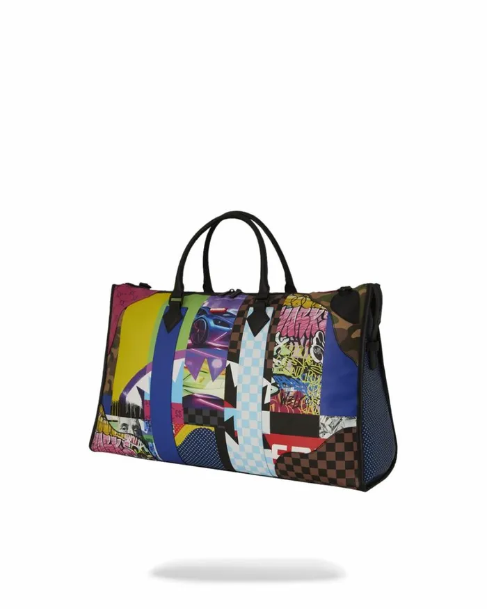 Bags SPRAYGROUND SHARK MASTERPIECES PYRAMID LARGE DUFFLE