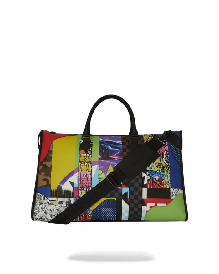 Bags SPRAYGROUND SHARK MASTERPIECES PYRAMID LARGE DUFFLE