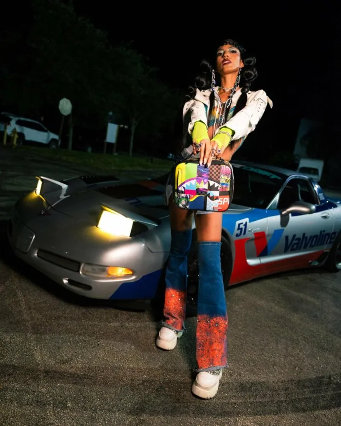 Bags SPRAYGROUND SHARK MASTERPIECES SNACKPACK