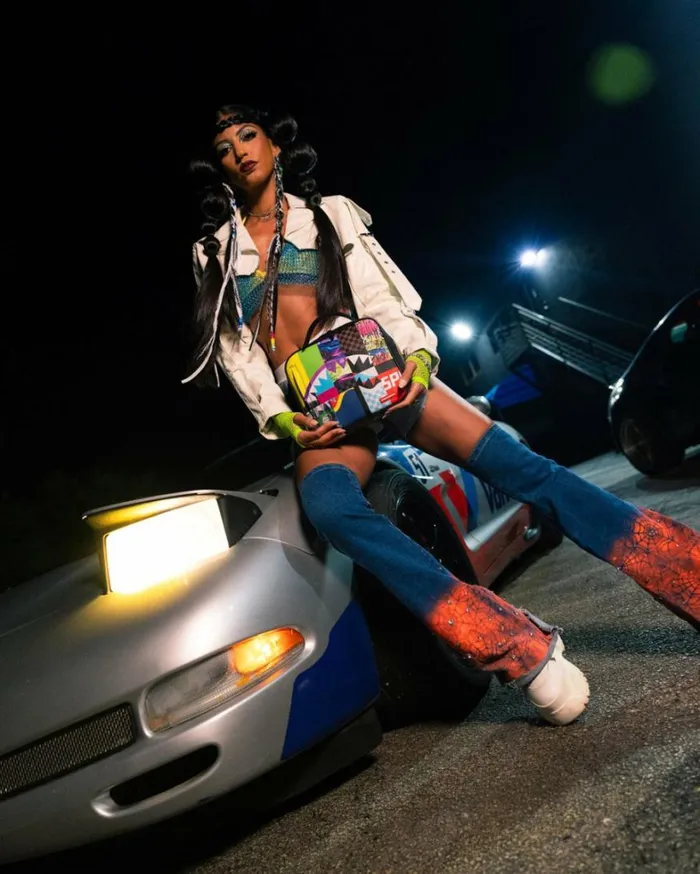Bags SPRAYGROUND SHARK MASTERPIECES SNACKPACK