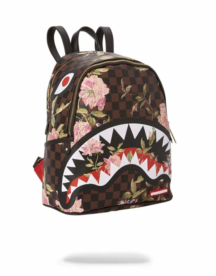 Bags SPRAYGROUND SHARKFLOWER SAVAGE BACKPACK SMALLER MORE ELEGANT BACKPACK