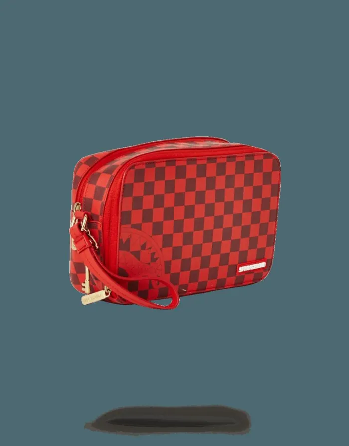Bags SPRAYGROUND SHARKS IN PARIS RED TOILETRY AKA MONEY BAGS