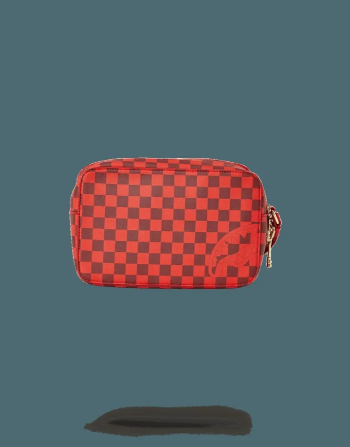 Bags SPRAYGROUND SHARKS IN PARIS RED TOILETRY AKA MONEY BAGS