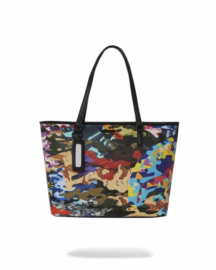 Bags SPRAYGROUND SLICED AND DICED CAMO TOTE