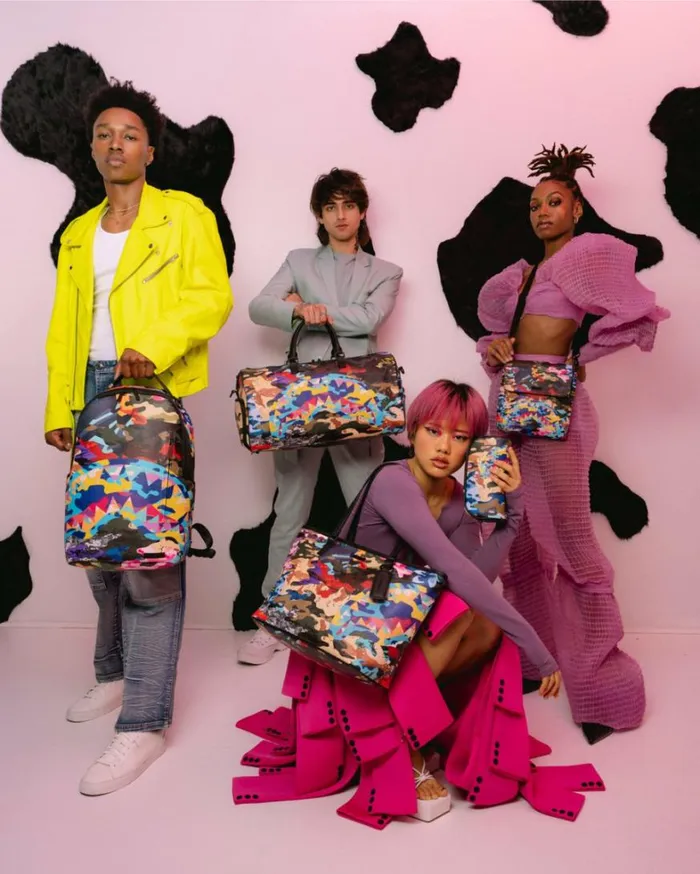 Bags SPRAYGROUND SLICED AND DICED CAMO TOTE