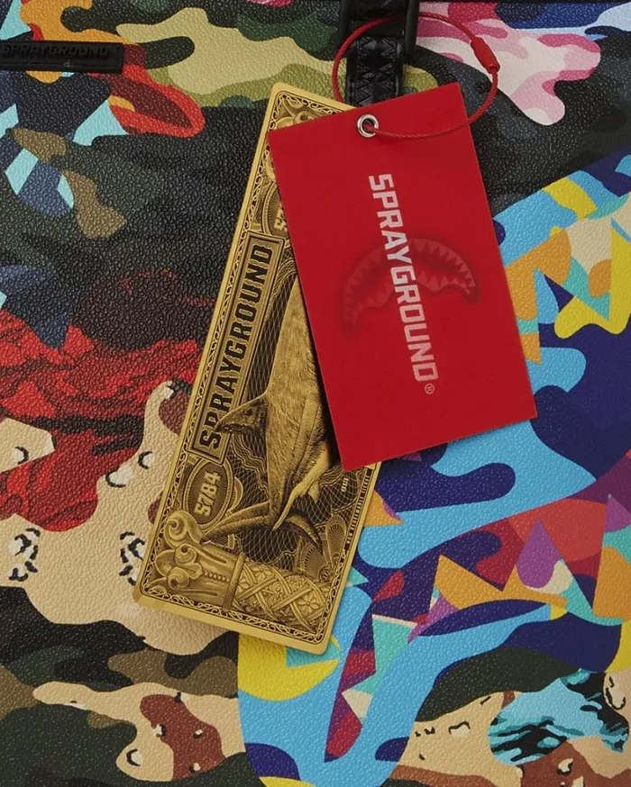 Bags SPRAYGROUND SLICED AND DICED CAMO TOTE