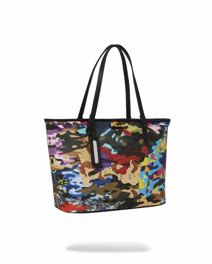 Bags SPRAYGROUND SLICED AND DICED CAMO TOTE
