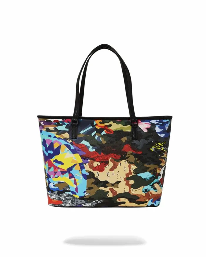 Bags SPRAYGROUND SLICED AND DICED CAMO TOTE