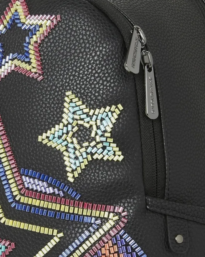Bags SPRAYGROUND STAR RACER AI7 SANDFLOWER COLLAB BEADED SAVAGE BACKPACK