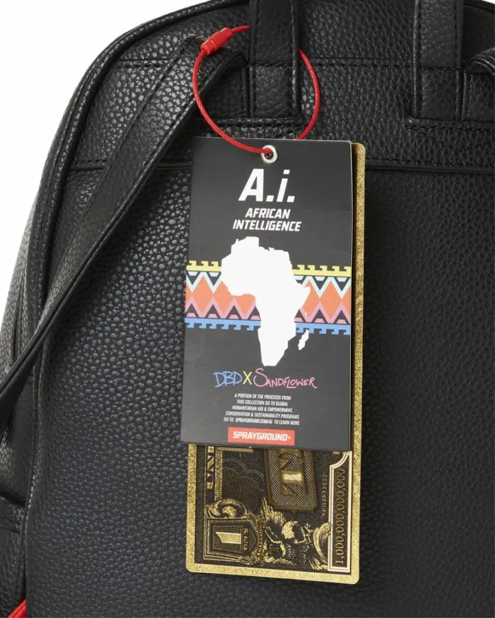 Bags SPRAYGROUND STAR RACER AI7 SANDFLOWER COLLAB BEADED SAVAGE BACKPACK