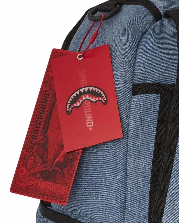 Bags SPRAYGROUND STONE WASH 3D SHARK BACKPACK