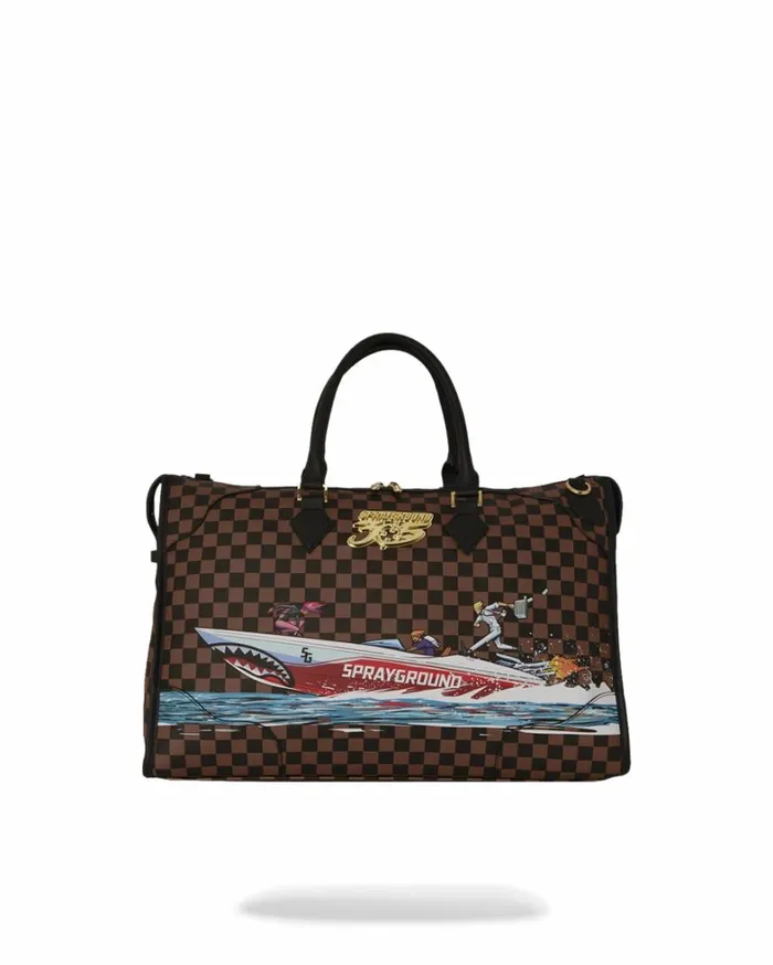 Bags SPRAYGROUND THE 305 SPEEDBOAT GETAWAY PYRAMID DUFFLE