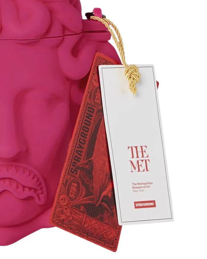 Bags SPRAYGROUND THE MET CANOVA MEDUSA HANDBAG PINK