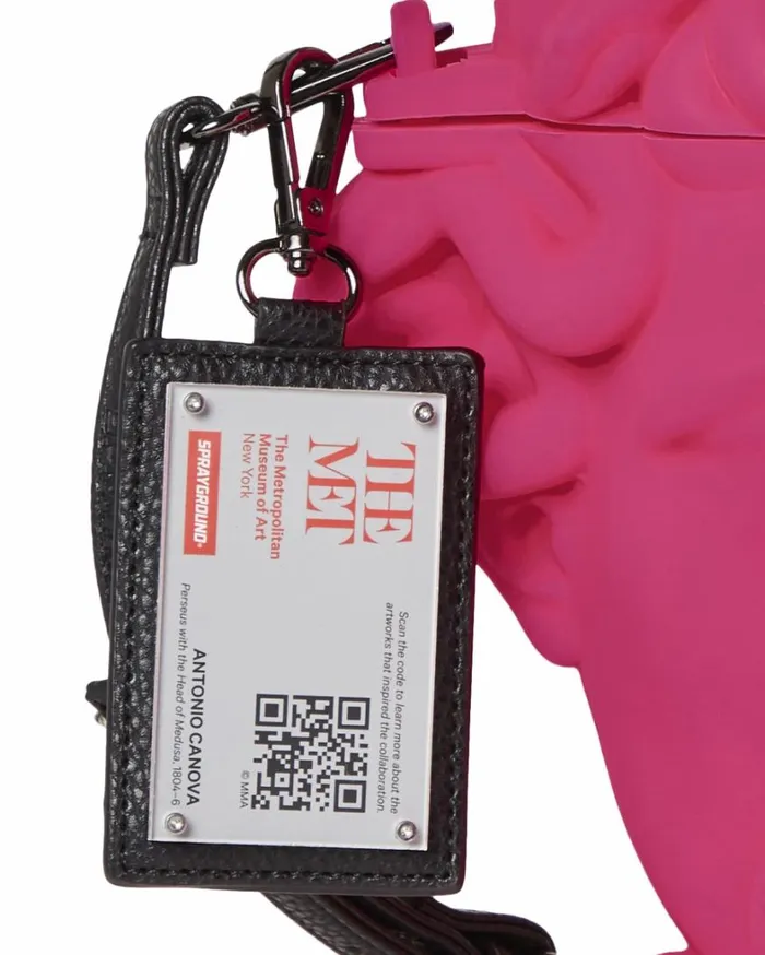Bags SPRAYGROUND THE MET CANOVA MEDUSA HANDBAG PINK