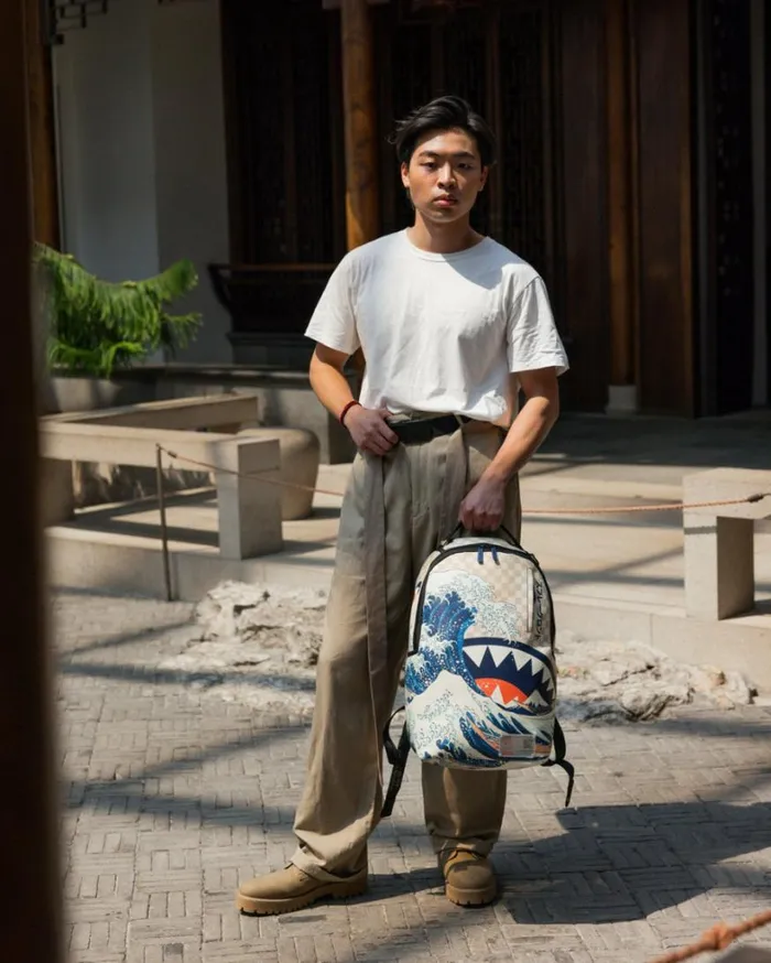Bags SPRAYGROUND THE MET HOKUSAI GREAT WAVE BACKPACK