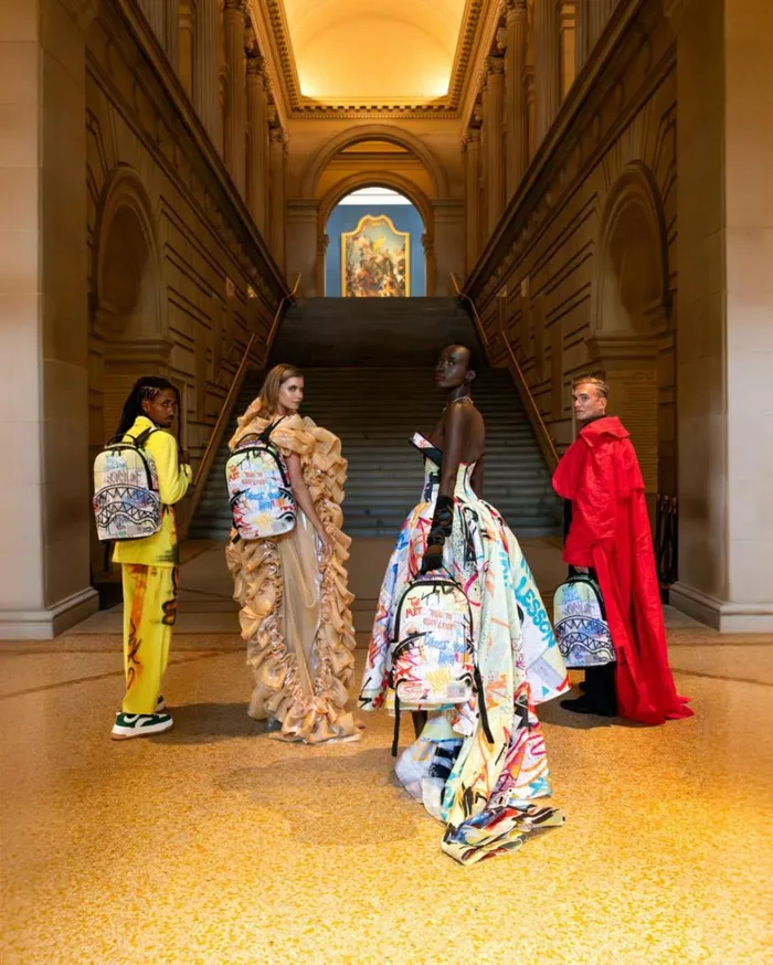 Bags SPRAYGROUND THE MET MAP ONE BACKPACK