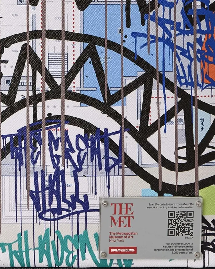 Bags SPRAYGROUND THE MET MAP ONE BACKPACK