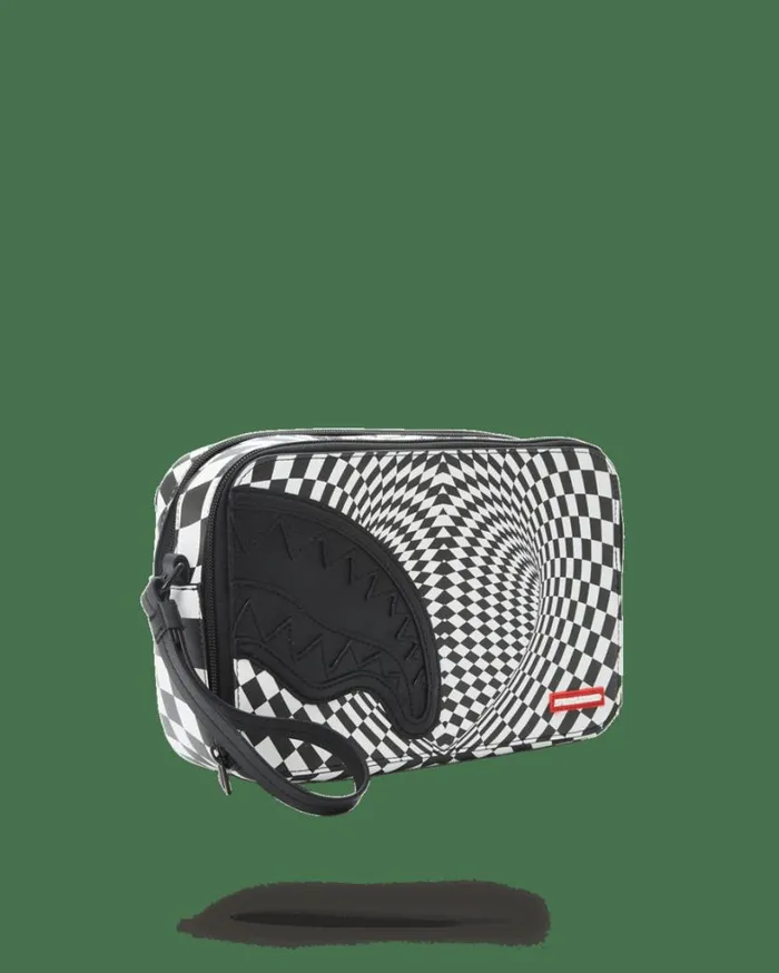 Bags SPRAYGROUND TRIPPY CHECK TOILETRY AKA MONEY BAG