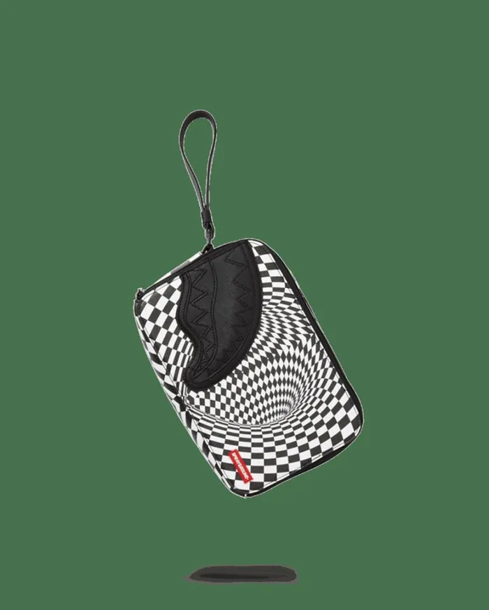 Bags SPRAYGROUND TRIPPY CHECK TOILETRY AKA MONEY BAG