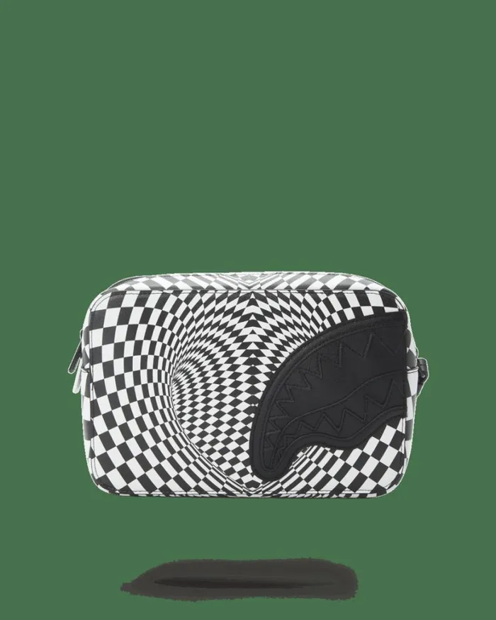 Bags SPRAYGROUND TRIPPY CHECK TOILETRY AKA MONEY BAG