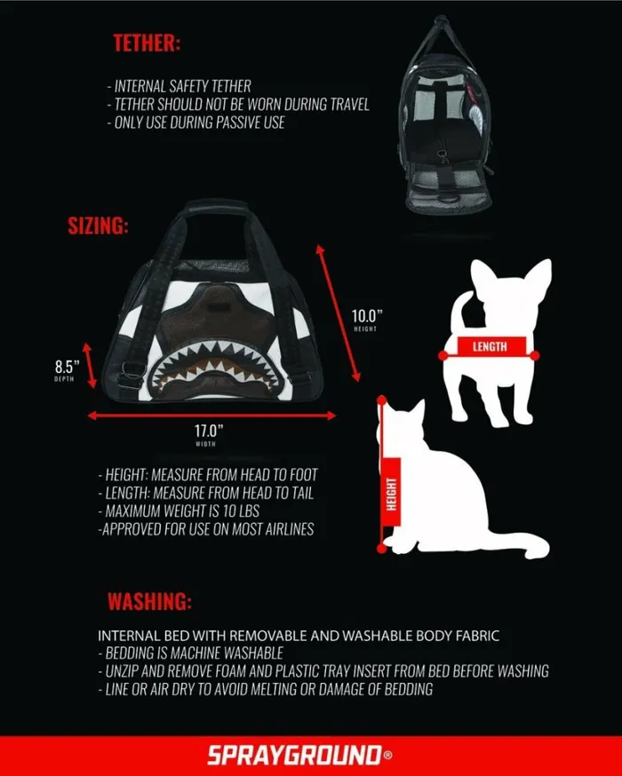 Bags SPRAYGROUND VVIP PET CARRIER
