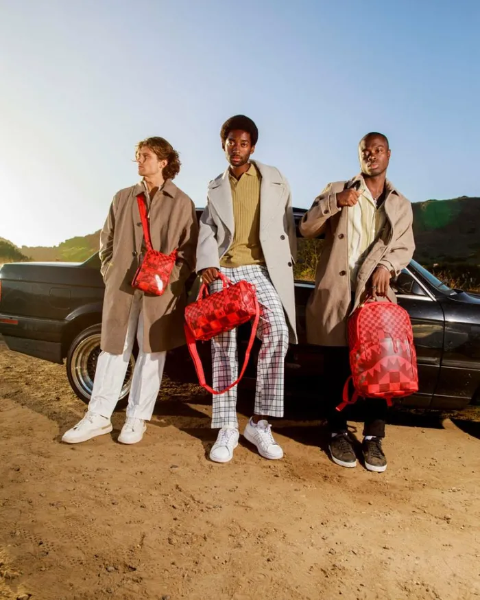 Bags SPRAYGROUND XTC SHARKS IN WONDERLAND SLING