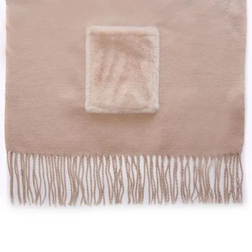 Baileyscarf Beige Fabric Women Moda In Pelle Scarves Baileyscarf Beige Fabric Women Moda In Pelle Scarves