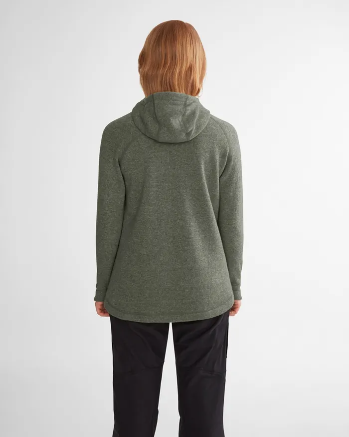 Balder Hoodie Wool MidLayer Charcoal Women Klttermusen Fleeces and Sweaters