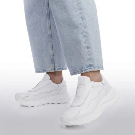 Bamba White Leather Women Moda In Pelle White Trainers Bamba White Leather Women Moda In Pelle White Trainers