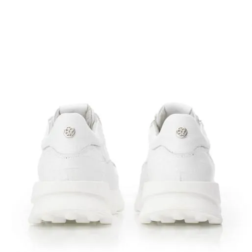 Bamba White Leather Women Moda In Pelle White Trainers Bamba White Leather Women Moda In Pelle White Trainers
