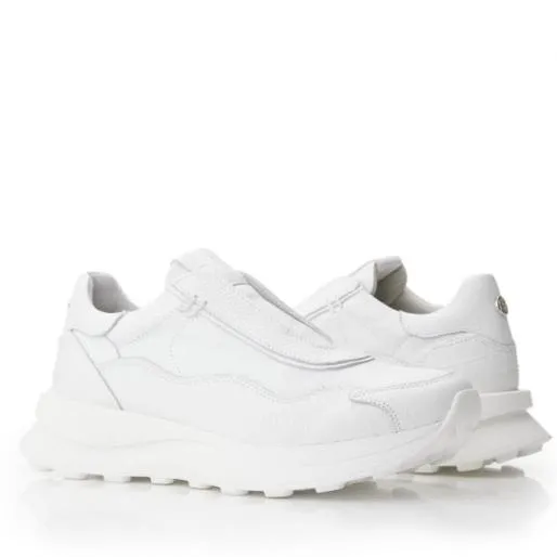 Bamba White Leather Women Moda In Pelle White Trainers Bamba White Leather Women Moda In Pelle White Trainers