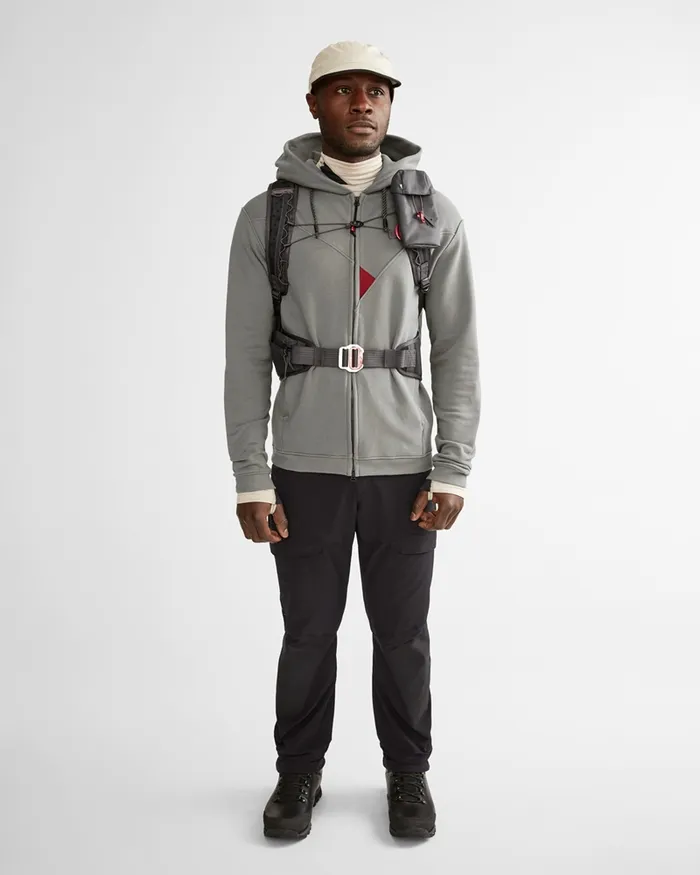 Bauge Zip Hood Klttermusen Off The Mountain Collection Flint Grey Men Klttermusen Fleeces and Sweaters