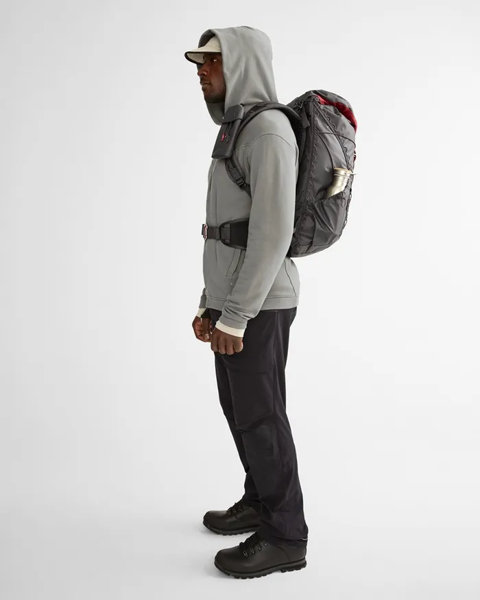 Bauge Zip Hood Klttermusen Off The Mountain Collection Flint Grey Men Klttermusen Fleeces and Sweaters