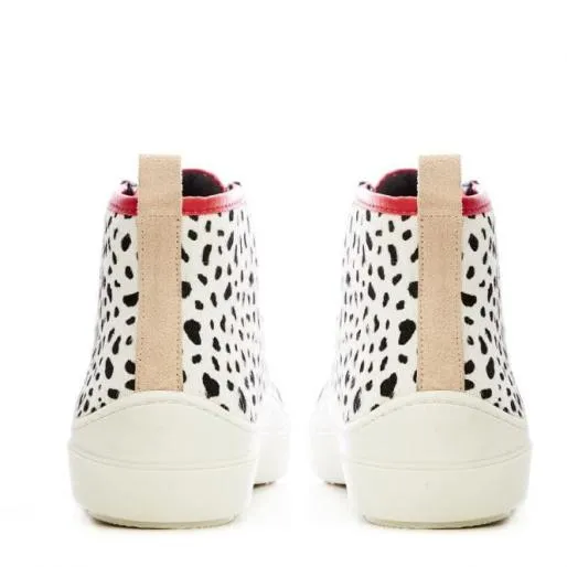 Beatryce Leopard Leather Women Moda In Pelle HighTop Trainers Beatryce Leopard Leather Women Moda In Pelle HighTop Trainers