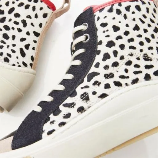 Beatryce Leopard Leather Women Moda In Pelle HighTop Trainers Beatryce Leopard Leather Women Moda In Pelle HighTop Trainers