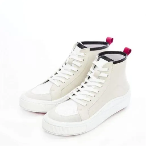 Beatryce Off White Leather Women Moda In Pelle HighTop Trainers Beatryce Off White Leather Women Moda In Pelle HighTop Trainers