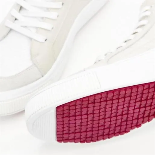 Beatryce Off White Leather Women Moda In Pelle HighTop Trainers Beatryce Off White Leather Women Moda In Pelle HighTop Trainers