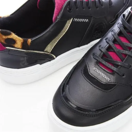 Belgrave Black Leather Women Moda In Pelle Casual Trainers Belgrave Black Leather Women Moda In Pelle Casual Trainers