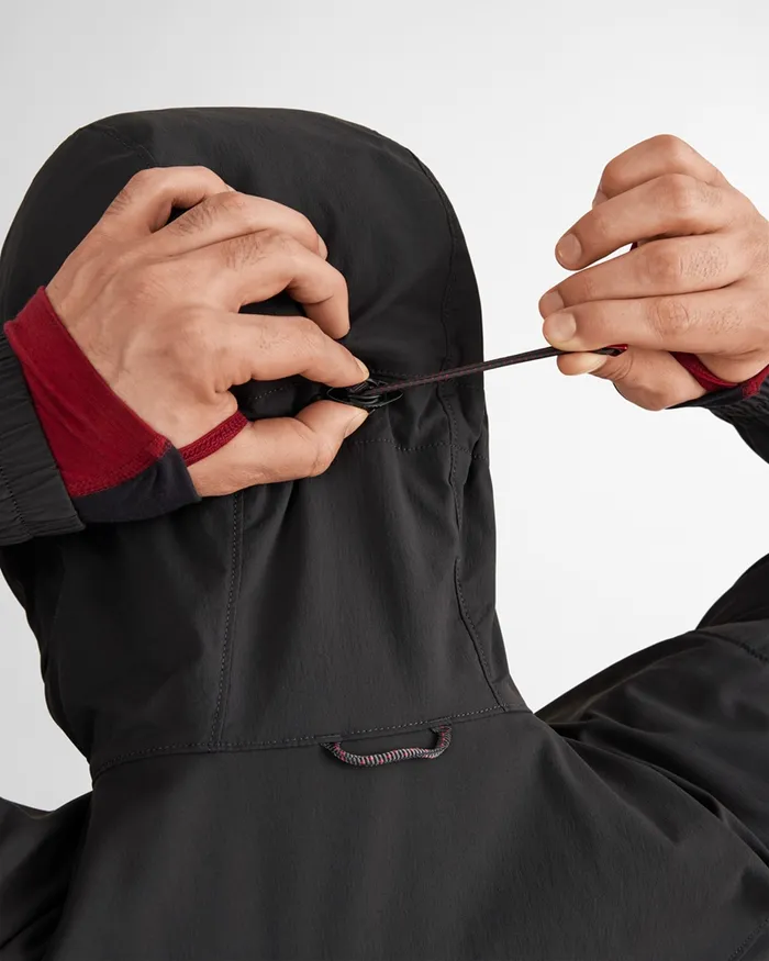 Bestla WindProtecting Anorak Raven Men Klttermusen Wind Resistant Jackets