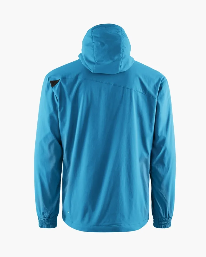 Bestla Zip Hood Wind Jacket Blue Sapphire Men Klttermusen Wind Resistant Jackets