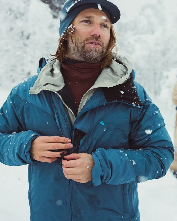 Bifrost Hooded Down Jacket Monkshood Blue Men Klttermusen Down and Insulated Jackets Bifrost Hooded Down Jacket Monkshood Blue Men Klttermusen Down and Insulated Jackets