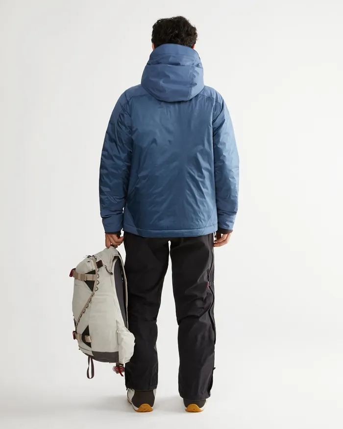 Bifrost Hooded Down Jacket Monkshood Blue Men Klttermusen Down and Insulated Jackets